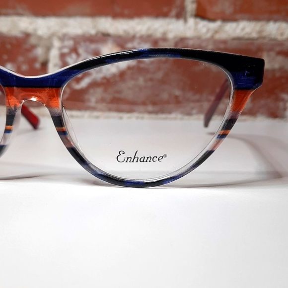 NEW Burgundy Cat Eye Eyeglass Frame Prescription-ready, sassy glasses 53-16-140 - Picture 2 of 6